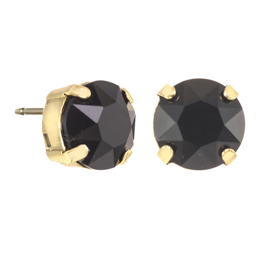 TOVA TRENTLEY STUDS IN JET